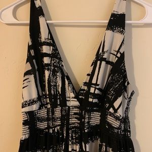 Black and white Dress